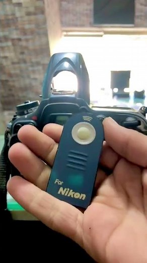 Connect Wireless Remote in D7100 Nikon Camera | #dslr #shorts #nikonphotography