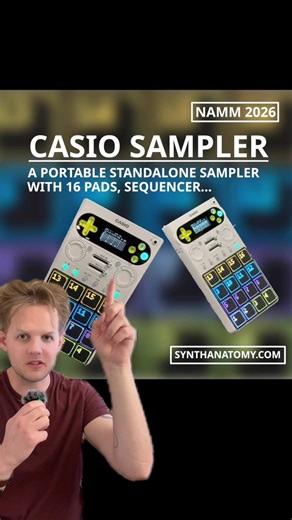 Don’t forget we saw this earlier in the year..#casio #sampler #akai #MPC #NAAM2026
