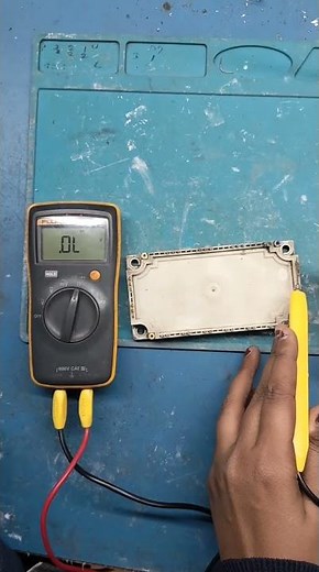 IGBT MODULE FS75R12KT3G testing by multimeter #automation #igbt #electrical #industrialautomation