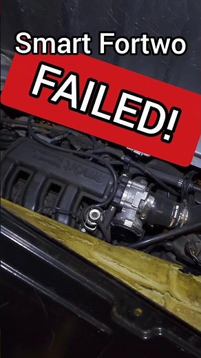 Engine Almost Fell Out! Smart Car Engine Mount FAILURE! #shorts