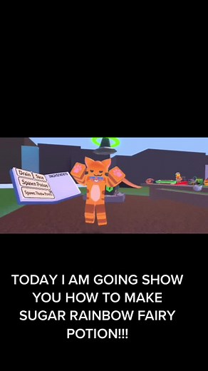 Cómo hacer la poción de hada arcoíris de azúcar