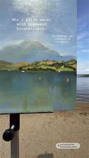 Mastering Oil Painting Techniques at Loch Lomond