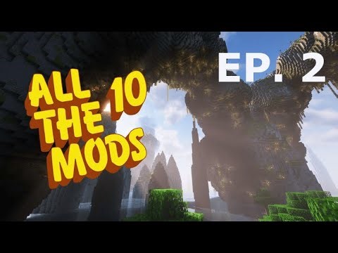 ATM10 Ep. 2 – Curse of the Dripstone & Aluminum | AE2 Storage Progress