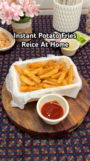 Crispy Potato Fires Recipe | Easy Recipe At Home | #fries #frenchfries #recipe #food #foodie #shorts