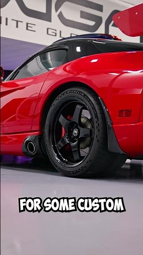 2008 Viper ACR in for Custom XPEL Ultimate PPF at White Glove Auto