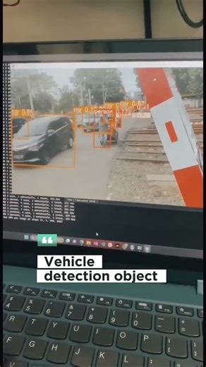 Vehicle detection object #engineering #yolo #python #pythonprogramming #programming #project #diy