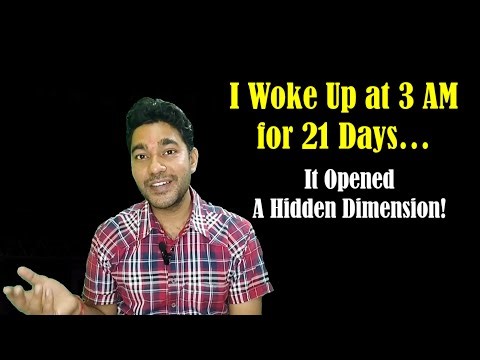 I Woke Up at 3 AM for 21 Days - It Opened a Hidden Dimension I Didn’t Know Existed
