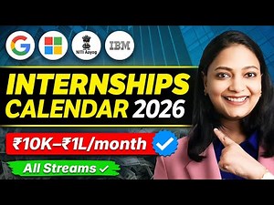 TOP Internships 2026 🔥 For ALL College Students (Tech & Non-Tech)| Google, Microsoft, NITI Aayog