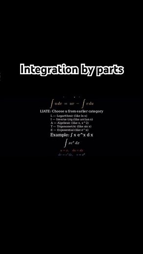 Integration by parts