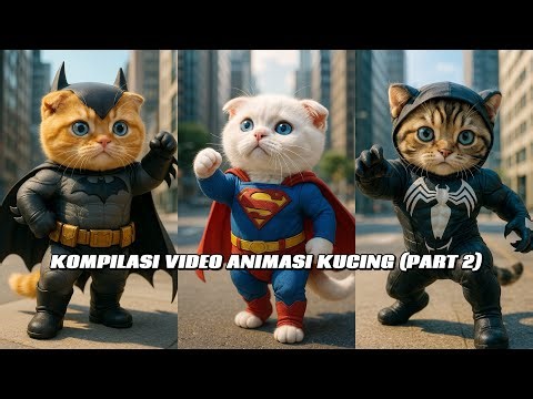 KOMPILASI VIDEO ANIMASI KUCING LUCU | PART 2