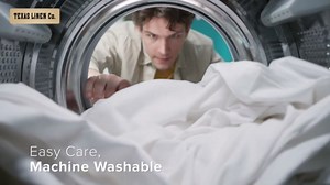 TEXAS LINEN CO. 100% Organic Cotton Queen Percale Sheet Set - Blush Cotton Percale Sheets Queen, 4 Piece Percale Sheets Queen Size, Crisp, Cooling Sheets, 16" Deep Pocket Hotel Sheet Queen Size