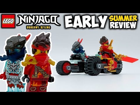 Kai's Motorcycle Speed Race EARLY Summer 2025 Review! Ninjago Dragons Rising Set 71838