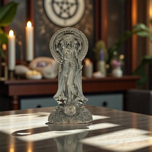 Hecate Statue Greek Goddess Pagan Altar Figurine 3D Printed Hexe Sculpture With Key for Witchcraft Home Decor Witch Goddess Decor Gift - Etsy