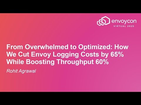 From Overwhelmed to Optimized: How We Cut Envoy Logging Costs by 65% While Boosting Throughput 60%