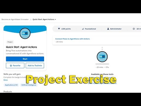 Quick Start Agent Actions Follow Along Project Exercise