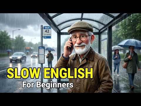 Slow English for Beginners | Grandma & Grandpa Phone Call English (A1-A2)