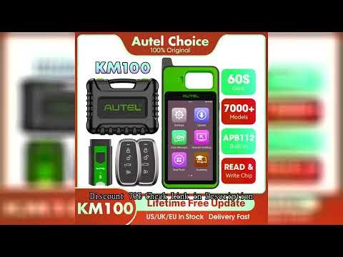 Autel KM100 KM100X Key Fob Programmer Universal Smart Key Generator Remote Immobilizer Tool Free Lif