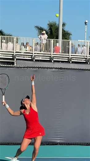 Serve - Ingrid Neel at Miami Open 2026 #miamiopen #tennis #serve #slowmotion #tennistechnique
