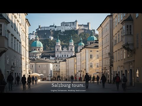Salzburg Walking Tour 4K | Explore Historic Landmarks & Must-See Sights | Austria Travel Guide