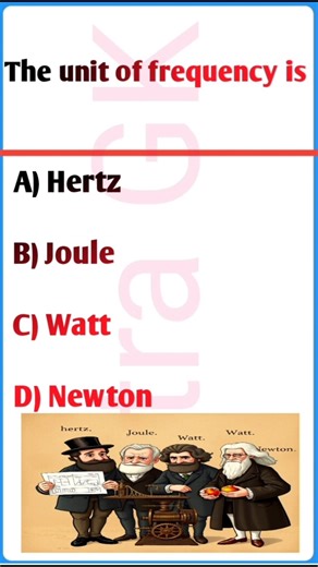 unit of frequency#quiz #gk #yt #ytshorts #part 5 #facts