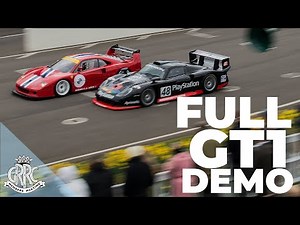 Watch the spectacular GT1 field fly around Goodwood
