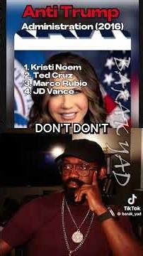 2016 ANTI TRUMP ADMINISTRATION - JD VANCE, MARCO RUBIO, TED CRUZ, & KRISTI NOEM! WHAT CHANGED?!
