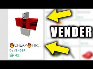 Como vender ropa en roblox y ganar robux 2025😱