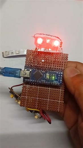 Arduino nano RGB LED Connection (First Project)#Shorts #Arduino #RGBLED #DIY #Electronics