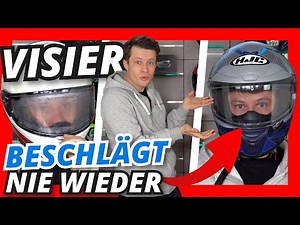 Helmet visor (almost) never fogs up again! Pinlock - Function & Installation