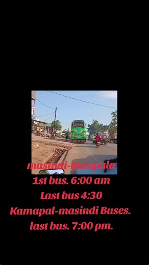 Masindi-Kampala Bus Schedule and Highlights