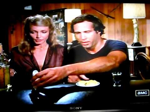 Chevy Chase taking a shot in Caddyshack