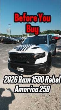2026 RAM 1500 Rebel America 250 Edition | Before You Buy