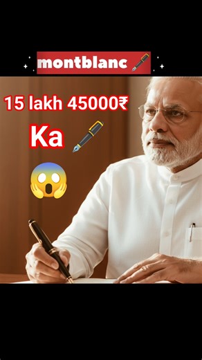 15 लाख का पेन! जिसे मोदी जी इस्तेमाल करते हैं 😳✍️” #shorts #pen