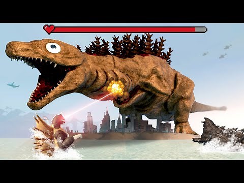Playing As GIANT GODZILLA MONSTERS! - Kaiju Universe