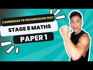 2024 Stage 8 Mathematics CAMBRIDGE LOWER SECONDARY PROGRESSION P1 MARK SCHEME | Checkpoint 2024