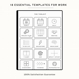 Supernote 2026 Professional Toolkit | 84 Page Business Notebook | Essential Supernote Templates for Work - Etsy