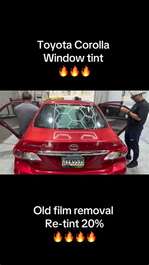 ⸻ 🔥 PHOENIX, ARIZONA — CHECK THIS OUT! 🔥 Glendale, Gilbert, Chandler, Mesa, San Tan Valley, Tempe… This Toyota Corolla came in faded and old — and left looking BRAND NEW. We removed all the old film and installed fresh 20% tint, giving it a clean, sharp, modern transformation. This is what quality work looks like when you choose Vista Window Tint — over 10 years of experience, zero shortcuts, all results. 📩 Book your appointment today! #PhoenixAZ #GlendaleAZ #GilbertAZ ChandlerAZ MesaAZ Tempe