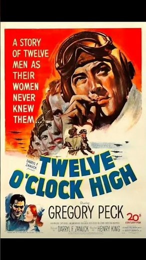Twelve o'clock High #gregorypeck #genx #classiccinema #actor #WWII #warmovie