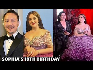 BONGANG DEBUT ng ANAK nila Baron Geisler at Nadia Montenegro SOPHIA Asistio 18th Birthday