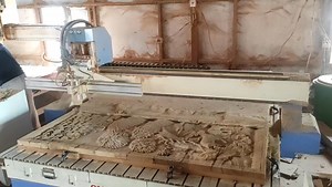 420K views · 12K reactions | CNC စက်ဖြင့်ပန်းချိီကားထွင်းထုခြင်း...