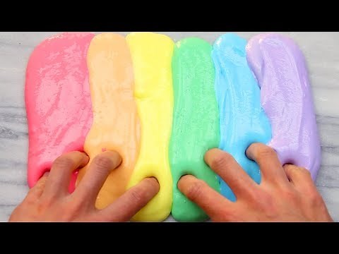 Relaxing Rainbow Slime Coloring Swirls with Crayola Markers!