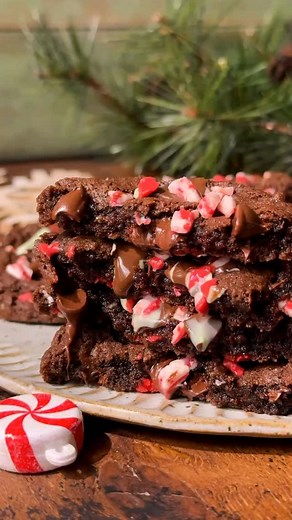 6.4K views · 171 reactions | Chocolate Peppermint Cookies These chewy chocolate cookies are full of chocolate chips, Andes mints, and Andes peppermint chips. They are the perfect cookie for Christmas! #chocolatepeppermint #chocolatecookies #peppermint | Stephanie's Sweet Treats | Facebook