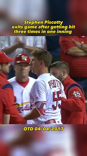 Stephen Piscotty's Unfortunate Baseball Mishap | OTD Highlights
