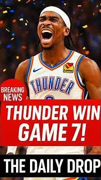 Thunder Shock the NBA! Game 7 Recap – OKC Wins 1st Championship! 🏆🔥2025 NBA Finals, OKC champs,