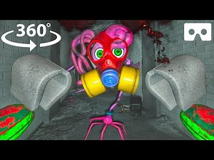 360° VR Mommy Stole The GAS MASK! From Poppy Playtime Chapter 3