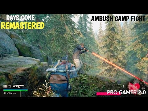 Days Gone Remastered Ambush Camp Fight Gameplay on Ps5 Pro 4k 60FPS With Commentary [ EPISODE-8 ].