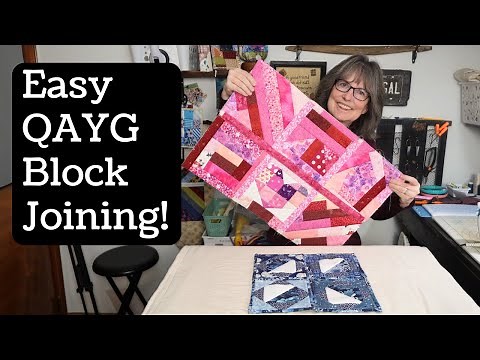 The Easiest Way to Join Quilt-As-You-Go Blocks – My Favorite Method!