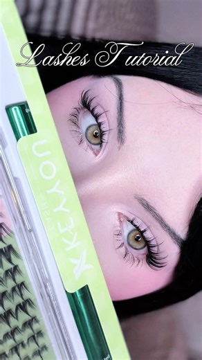 Lashes Tutorial 🩷 Link aquí: https://vt.tiktok.com/ZSHuQmMt3/ #makeuptutorial #lashes #lashcluster