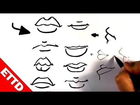 How to Draw Different Lip Types - Easy Things to Draw for Beginners
