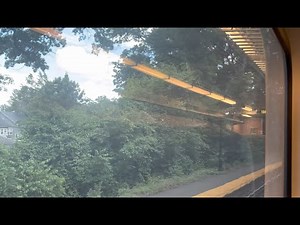 Enjoying a nice train ride on NJ transit from Montclair State University to New York Penn station.